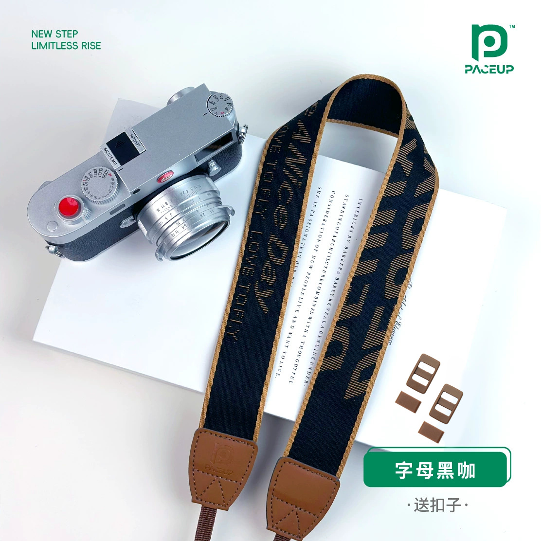 Embroidery Alpha - カメラストラップ刺繍クラシックショルダーネックストラップキヤノンニコンソニーアルファ1マークII A9富士ハッセルブラッドデジタル一眼レフアクセサリー用