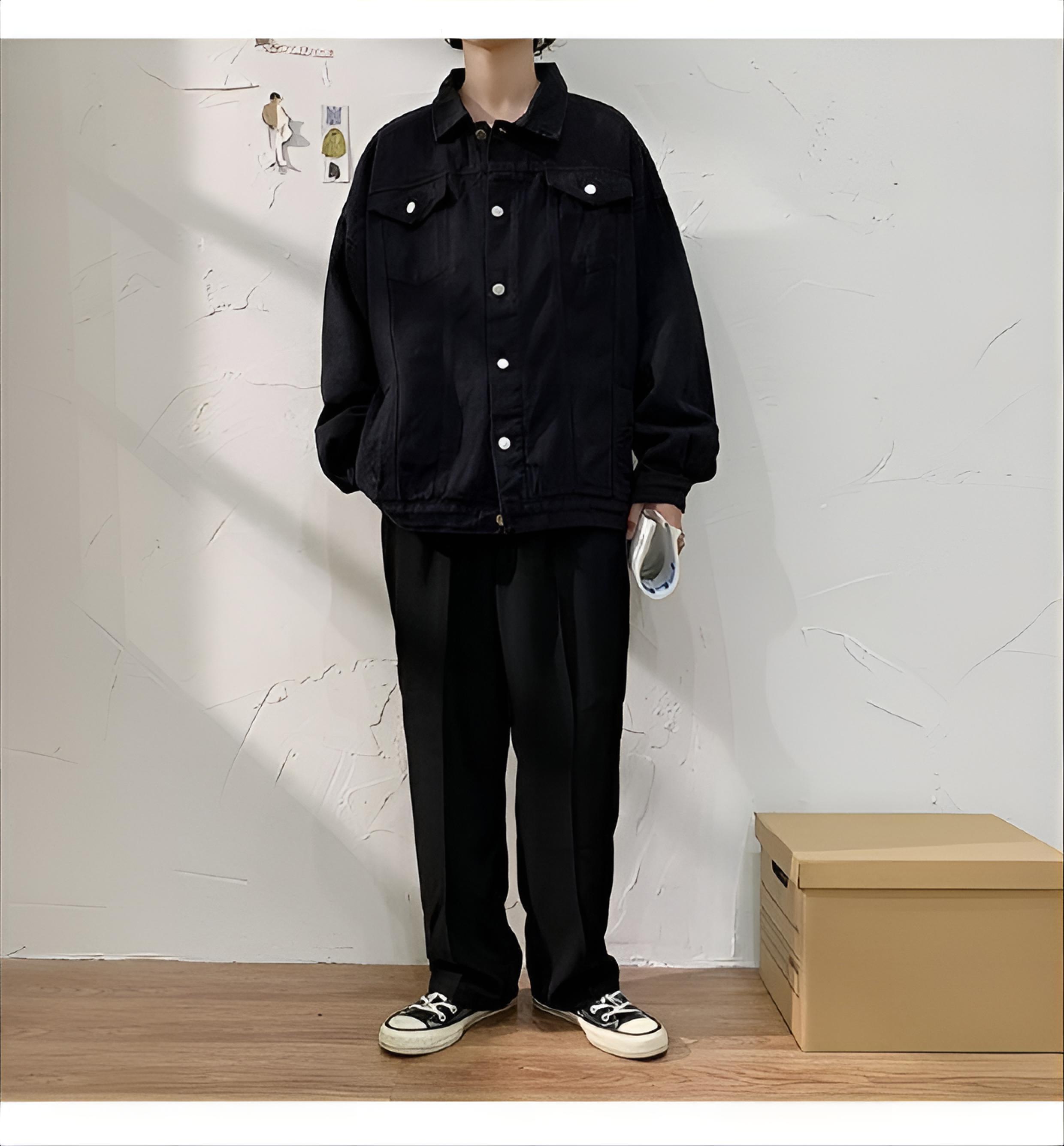 Embroidery Legacy - ジャケット コート ニット メンズ 東部中国風 エセボタンカラー