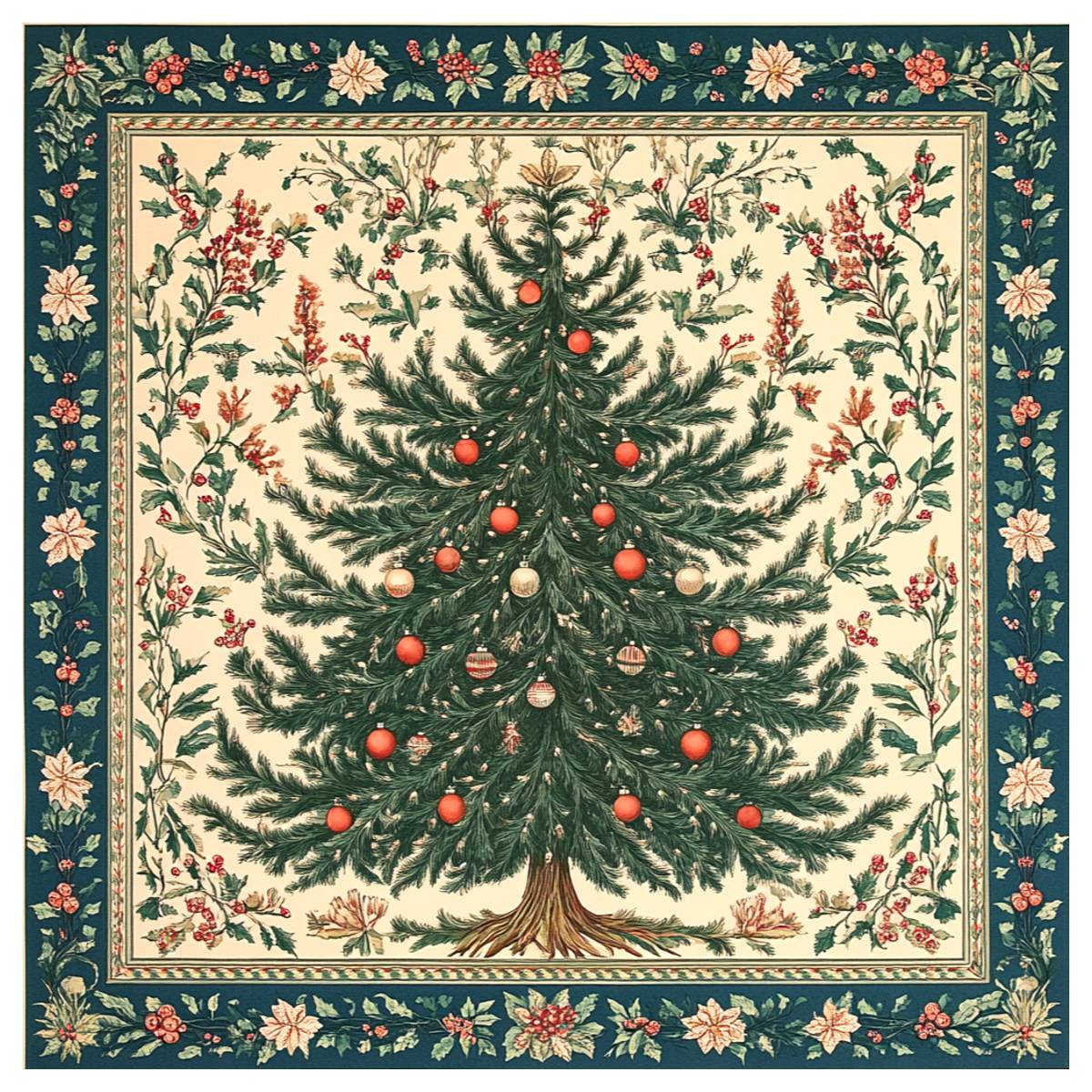 Embroidery Xmas - クリスマスツリークロスステッチキット diy 11CT/14CT 刺繍新着フル刺繍クラフト