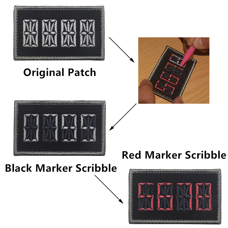 DIY手作りパッチ、フックループ、マーカー、碑文、数字、文字 - Embroidery Ideas For Bags のレビューと価格