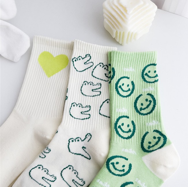 ファッション原宿ヒップホップスケートストリート女性カジュアル - Embroidery On Socks のレビューと価格