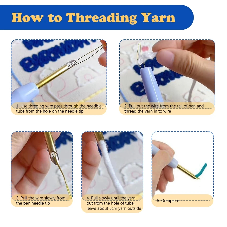 DIYパンチニードルキット キノコの花 簡単パンチニードル刺 - Punch Needle Handle のレビューと価格