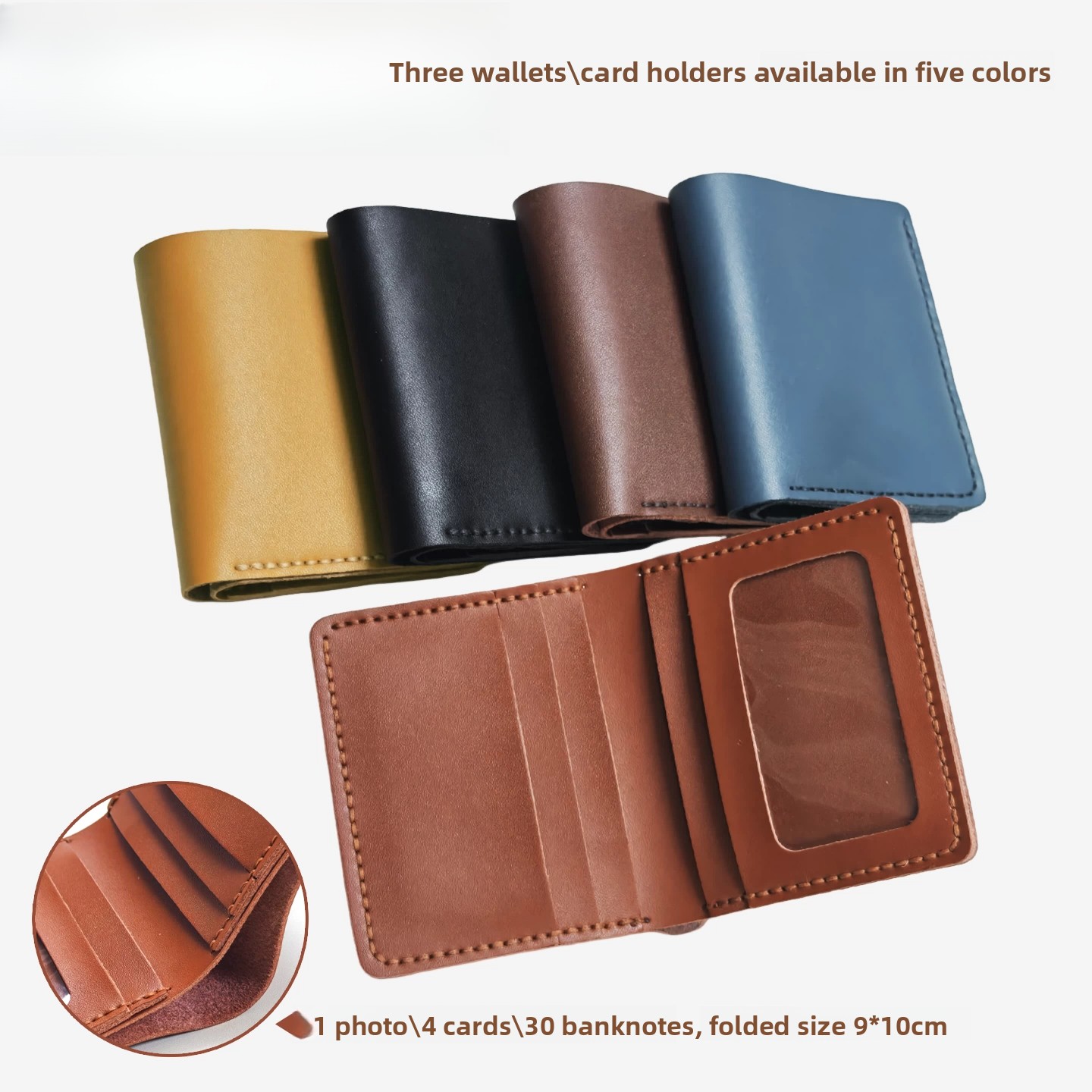 カスタム本革財布写真刺繍ペットカップルポートレート結婚記念日 - Embroidery Wallet のレビューと価格