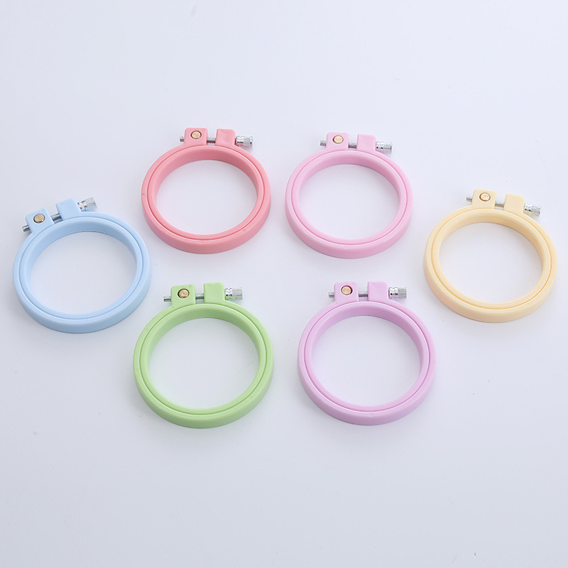 DIY abs-丸いプラスチック製の刺stitchフープ,ク - Embroidery Zone のレビューと価格