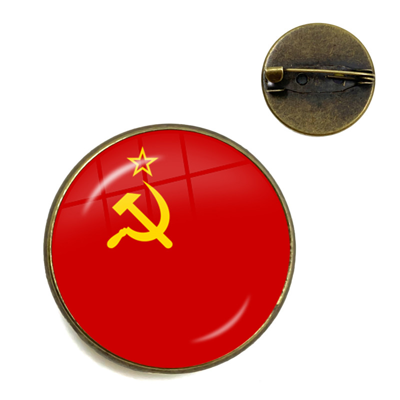 ヴィンテージソ連ソビエトバッジ鎌ハンマーブローチ CCCP  - Embroidery Legacy のレビューと価格