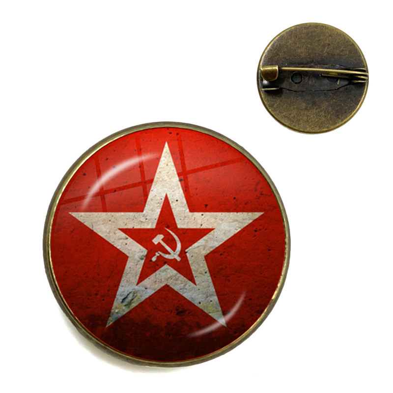 ヴィンテージソ連ソビエトバッジ鎌ハンマーブローチ CCCP  - Embroidery Legacy のレビューと価格