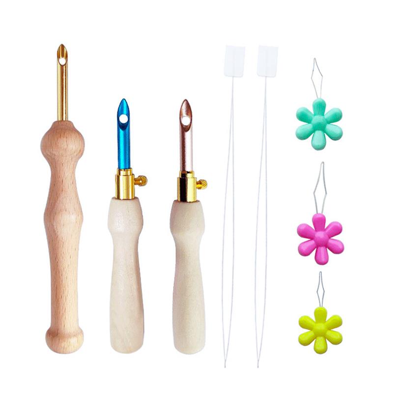 1〜17のパンチ針キット,刺embroideryステッチツー - Punch Needle Handle のレビューと価格