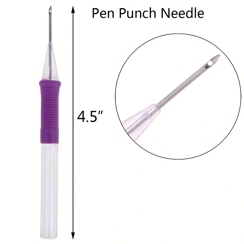 クロスステッチ,DIY刺embroideryペン,手刺し針, - Punch Needle Handle のレビューと価格