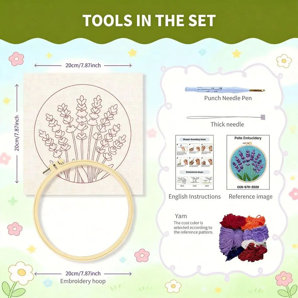 RUOPOTY パンチニードルフレーム ブルーオウル 手芸ア - Embroidery Ideas For Bags のレビューと価格