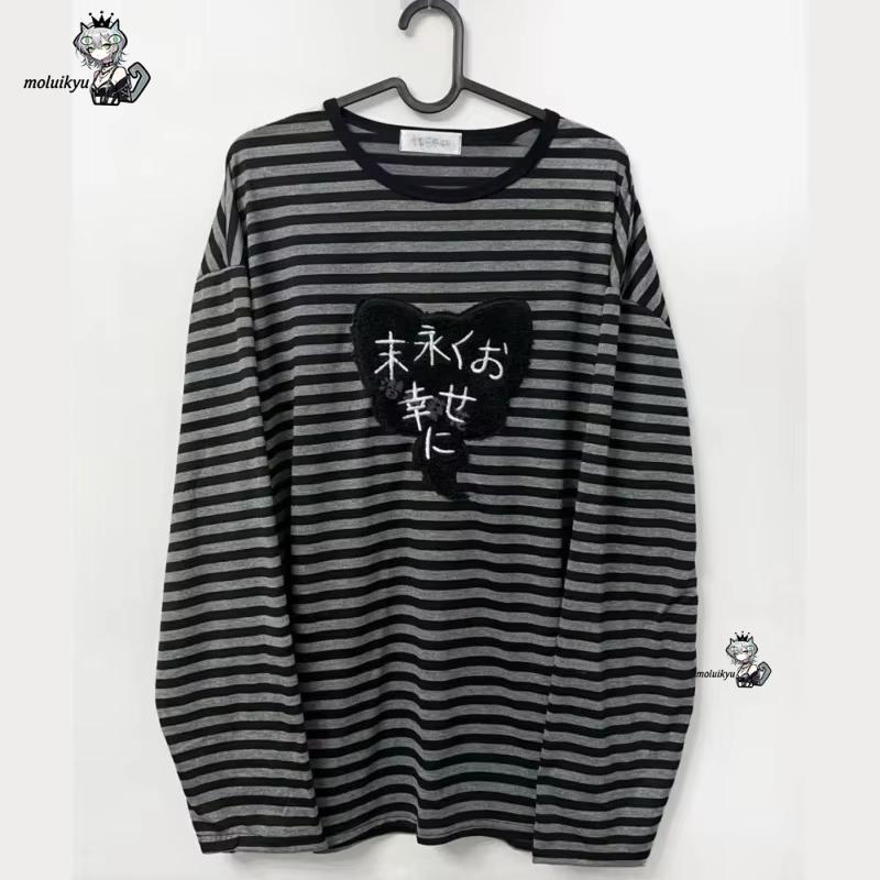 Y2K アメリカンパンクヴィンテージ O ネック長袖シャツオ - Embroidery Designer のレビューと価格