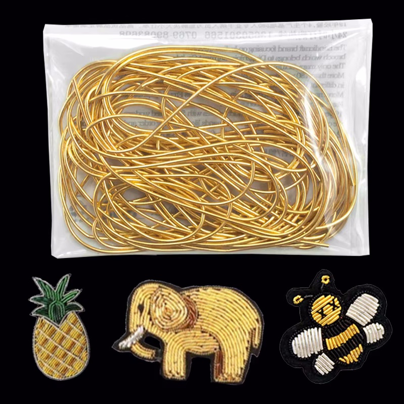 2.6 メートル 1-1.5 ミリメートル地金ワイヤーフレン - Embroidery Threads のレビューと価格