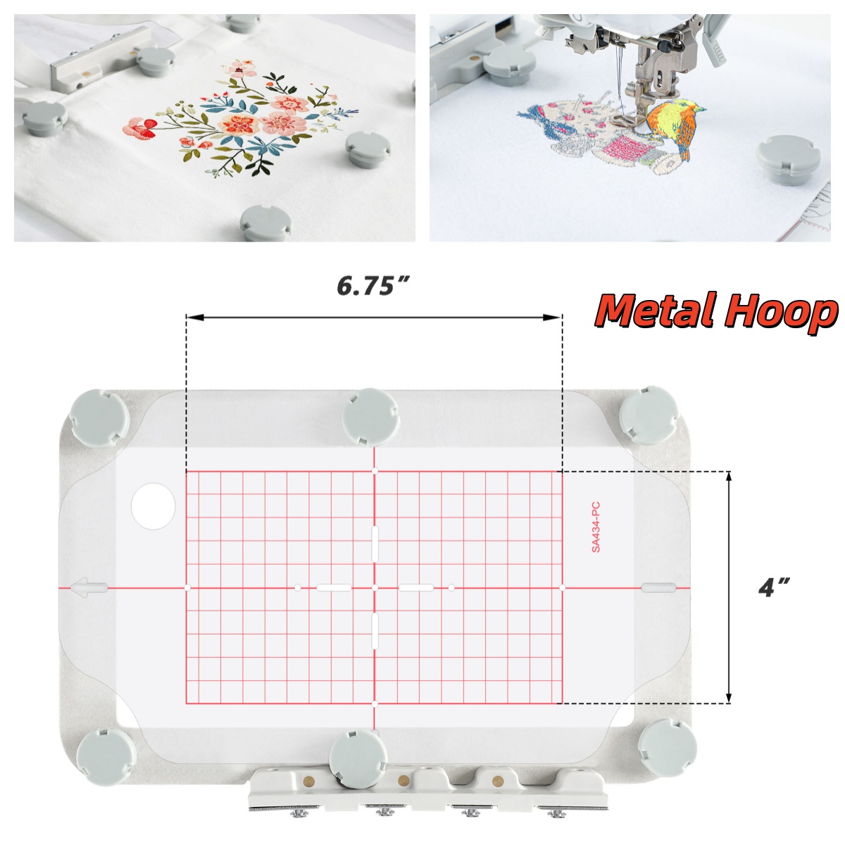 磁気刺繍フープ ブラザーSE700 SE600 PE545  - Embroidery Zone のレビューと価格