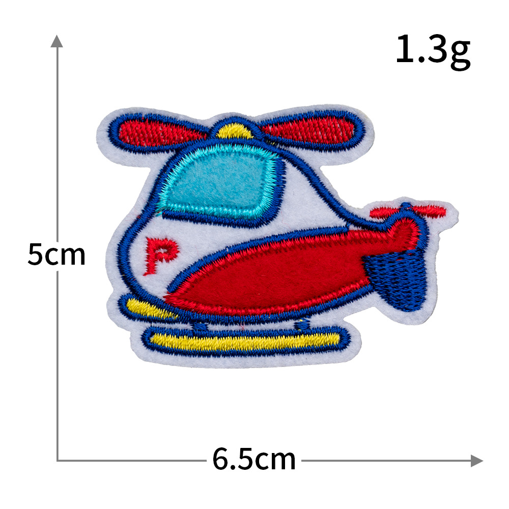 熱い販売漫画飛行機ロケット子供服刺繍アイアンでパッチステッカ - Embroidery On Socks のレビューと価格