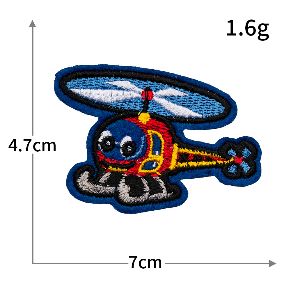 熱い販売漫画飛行機ロケット子供服刺繍アイアンでパッチステッカ - Embroidery On Socks のレビューと価格