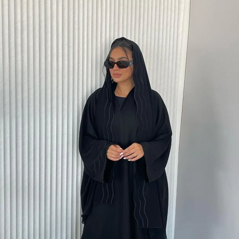 2025年新作アバヤ・アンダードレス・カフタン・ソリッド・ラ - Embroidery Kaftan のレビューと価格
