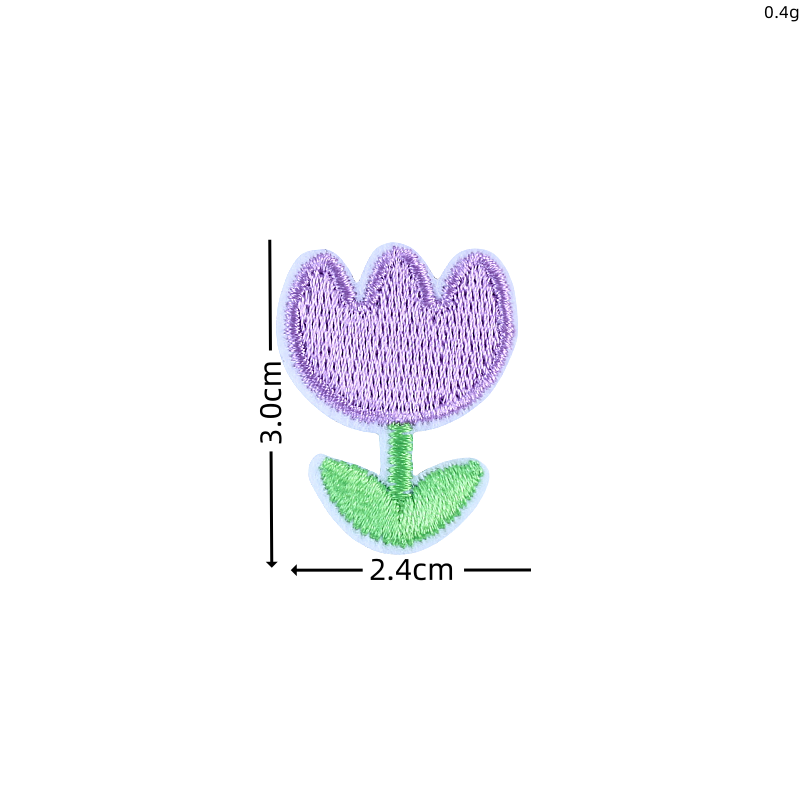 衣類用の漫画の花のパッチ、バッグ、靴下、靴、帽子、生地のアッ - Embroidery On Socks のレビューと価格