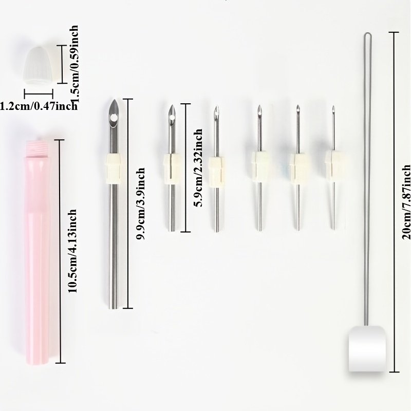 多用途パンチニードルセット - 交換可能なラグニードルチュー - Punch Needle Handle のレビューと価格