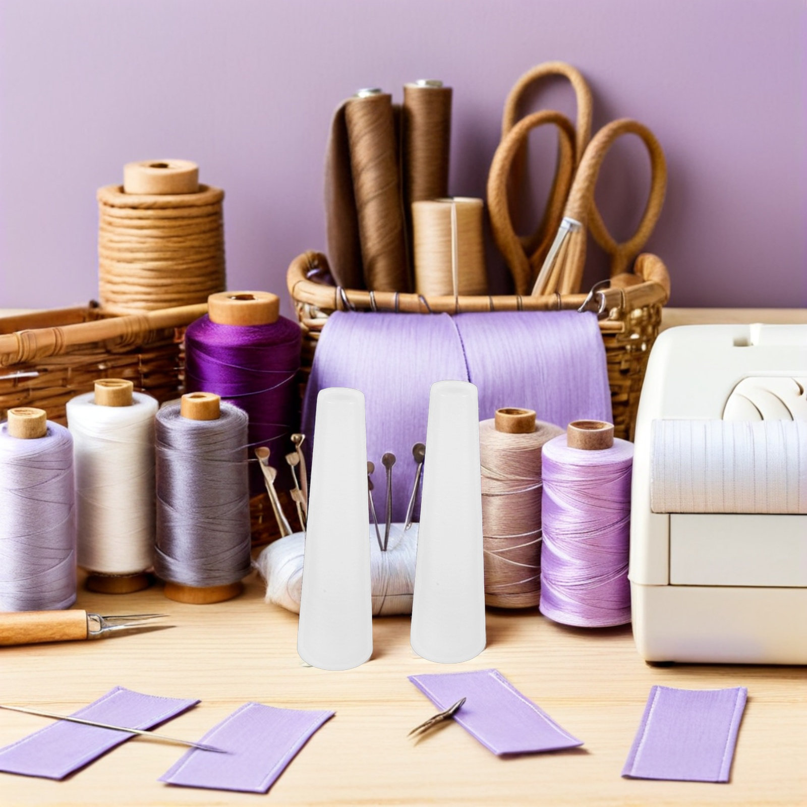 12個入りヤーンコーンワインダー プラスチック製円錐形チュー - Embroidery Threads のレビューと価格