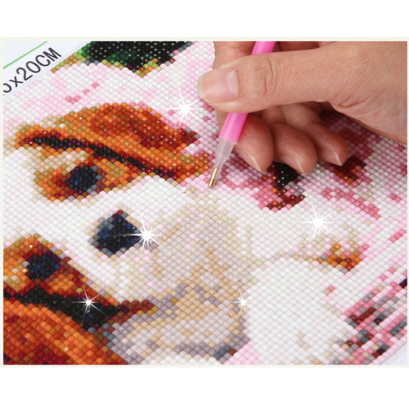 完全なラウンドダイヤモンドペインティングキット,日曜大工,モ - Embroidery World のレビューと価格